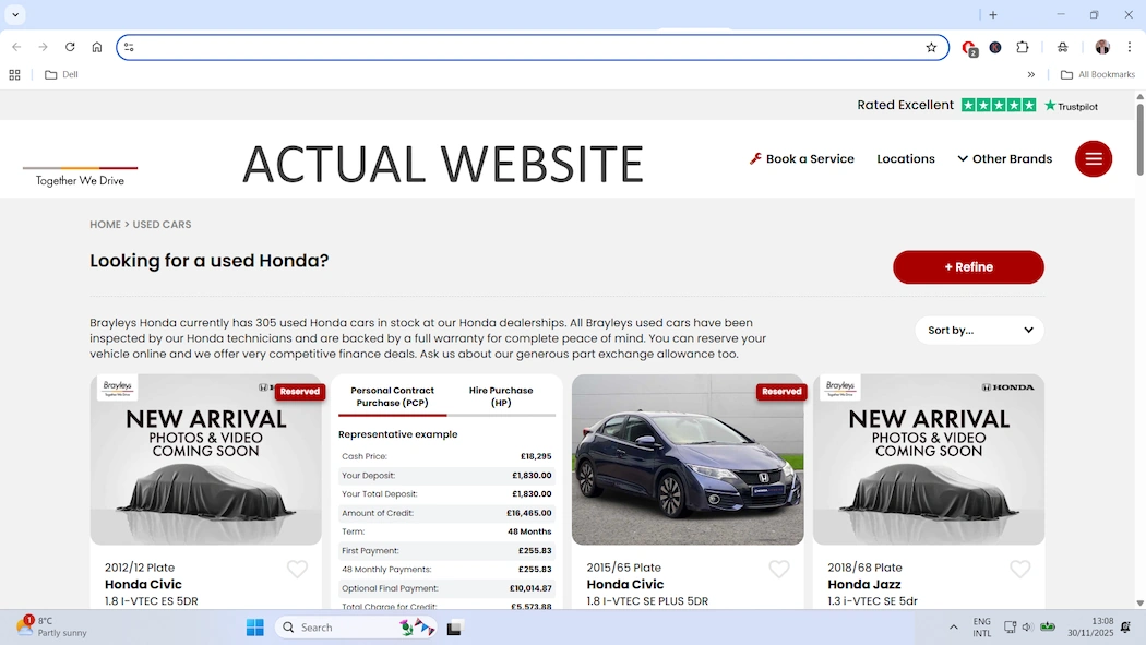 Honda-dealer-website-transition-matrix Honda dealership website