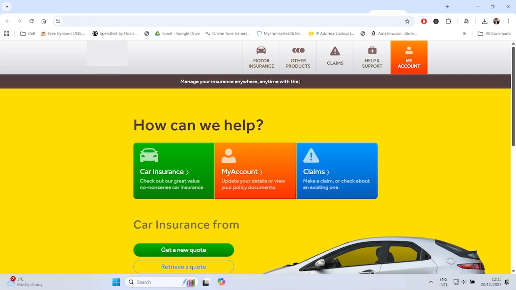 Car Insurance website