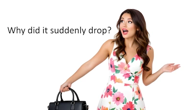 Why has my website dropped?