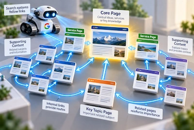 Website Structure Helps Establish Importance